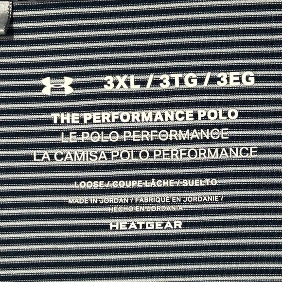 Under Armour, men’s 3 XL the performance polo heat gear short sleeve - Picture 13 of 14